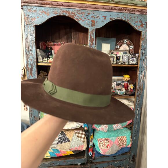 WORTH & WORTH FOR BARNEY'S UNISEX FEDORA HAT - Picture 2 of 8